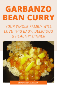 Garbanzo Bean Curry