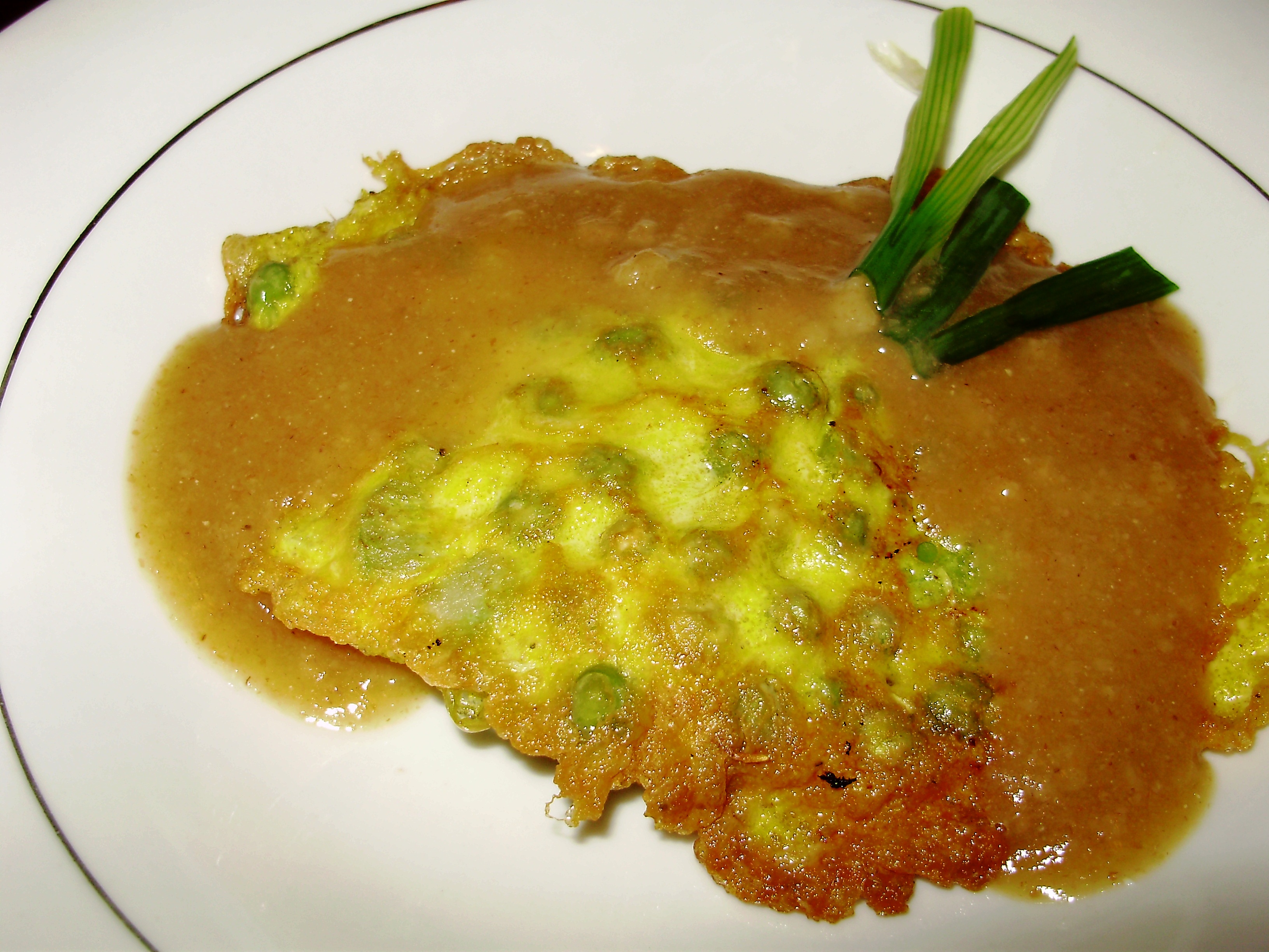Sprouted Pea Egg Foo Yung