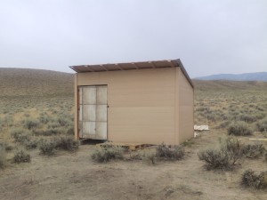 shack with door