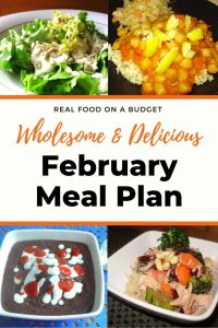 February Meal Plan Ideas