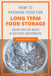 How to Package Food for Long Term Food Storage