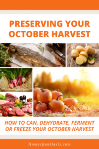 Preserving Your October Harvest
