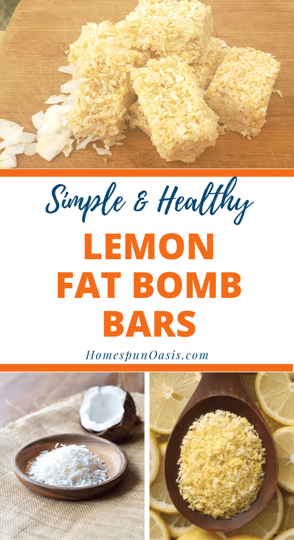 Lemon Fat Bomb Bars